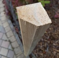 Fünfkant-Zaunpfahl Kastanie Höhe 150 cm zu Zaun...