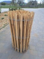 Proline Staketenzaun Kastanie 120 cm hoch, 10m-Rolle, Lattabstand ca 6-8cm