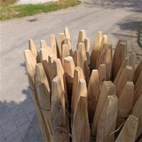 Proline Staketenzaun Kastanie 150 cm hoch, Schnittware 1-4m, Lattabstand ca 2-4cm