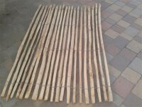 Proline Staketenzaun Kastanie 175 cm hoch, 5m Länge,...