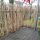 Proline Staketenzaun Kastanie 150 cm hoch, 5m Länge, Lattabstand ca 2-4cm