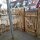 Proline Staketenzaun Kastanie 150 cm hoch, 5m Länge, Lattabstand ca 2-4cm