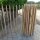 Proline Staketenzaun Kastanie 120 cm hoch, 10m-Rolle, Lattabstand ca 8-10cm