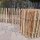 Proline Staketenzaun Kastanie 50 cm hoch, Schnittware 1-9m, Lattabstand ca 2-4cm