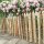 Proline Staketenzaun Kastanie 40 cm hoch, 1m-Schnittware 1-9m, Lattabstand ca 2-4cm