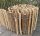 Proline Staketenzaun Kastanie 40 cm hoch, 1m-Schnittware 1-9m, Lattabstand ca 2-4cm