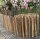 Proline Staketenzaun Kastanie 40 cm hoch, 1m-Schnittware 1-9m, Lattabstand ca 2-4cm