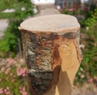 Rundholz Kastanie Höhe 200 cm Durchmesser ca 8cm