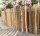 Proline Staketenzaun Kastanie 40 cm hoch, 10m-Rolle, Lattabstand ca 2-4cm